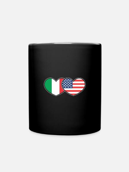 Italien - Tasse einfarbig - Schwarz