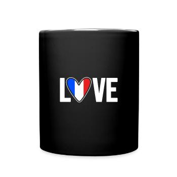 France - Full Colour Mug - black - Front