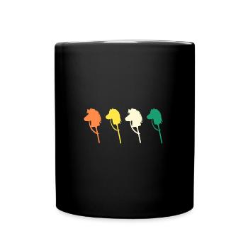 Hobbyhorse Evolution Hobby Horsing - Full Colour Mug - black - Front