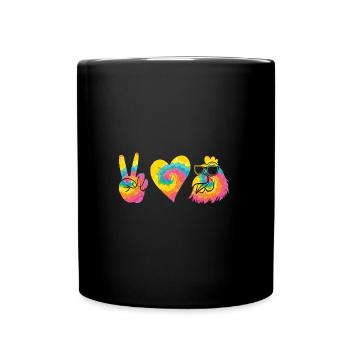 Chickens Hen - Full Colour Mug - black - Front