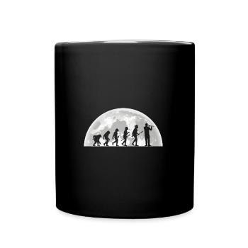 Flautist Evolution Flute - Full Colour Mug - black - Front