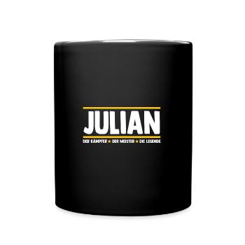 Julian - Tasse einfarbig - Schwarz - Vorne