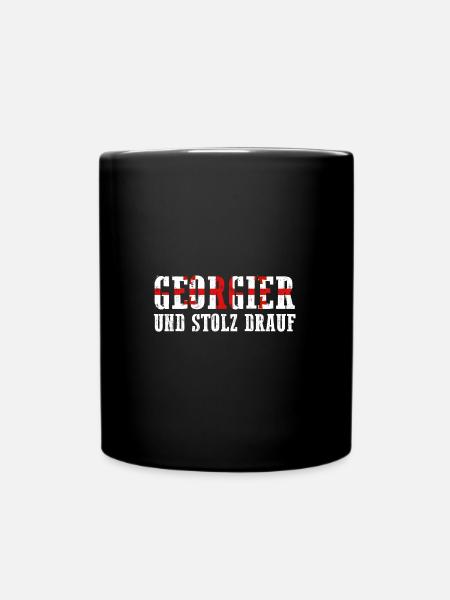 Georgier Georgien - Tasse einfarbig - Schwarz