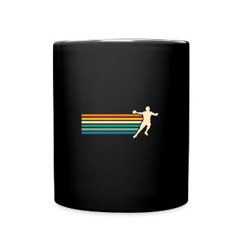 Joueurs de handball Handball - Mug uni - noir - Devant