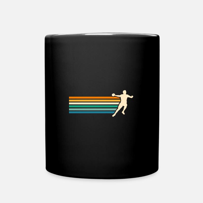 Handballer Handball - Tasse einfarbig - Schwarz
