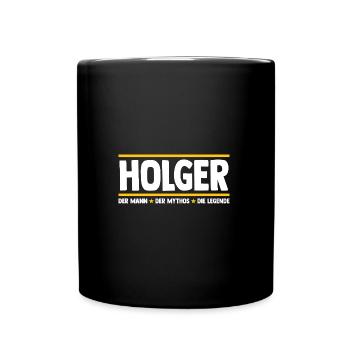 Holger - Mug uni - noir - Devant