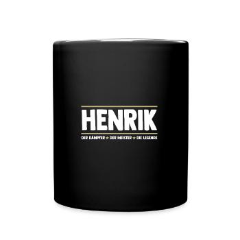 Henrik - Mug uni - noir - Devant