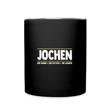 Jochen - Tasse einfarbig - Schwarz - Vorne