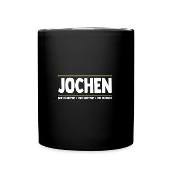 Jochen - Tasse einfarbig - Schwarz - Vorne