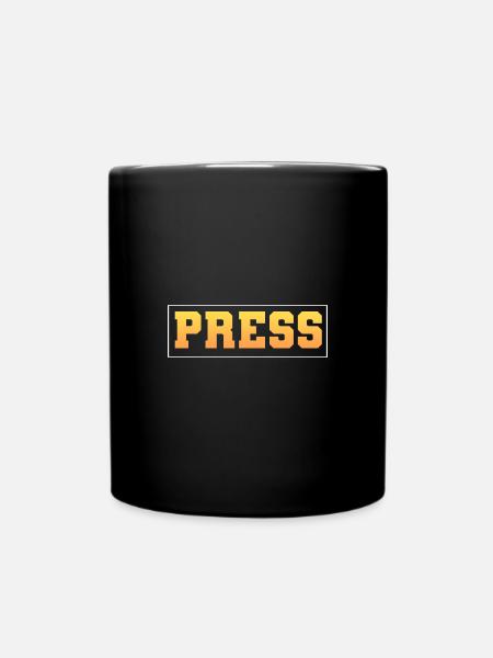 Auteur Presse (Médias) - Mug uni - noir