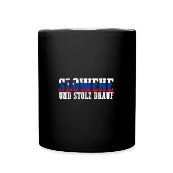 Slovènes Slovénie - Mug uni - noir - Devant