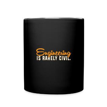 Civil Engineer Construction Site Construction Worker - Full Colour Mug - black - Front