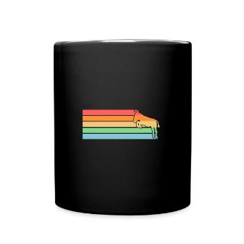 Esel - Tasse einfarbig - Schwarz - Vorne