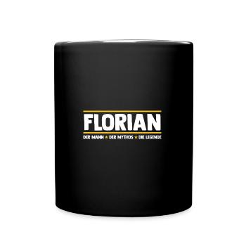 Florian - Full Colour Mug - black - Front