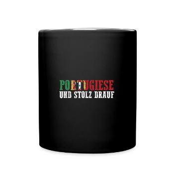 Portuguese Portugal - Full Colour Mug - black - Front