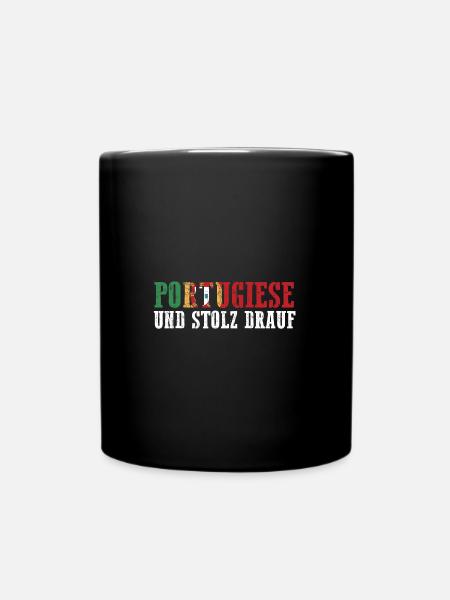 Portugal portugais - Mug uni - noir