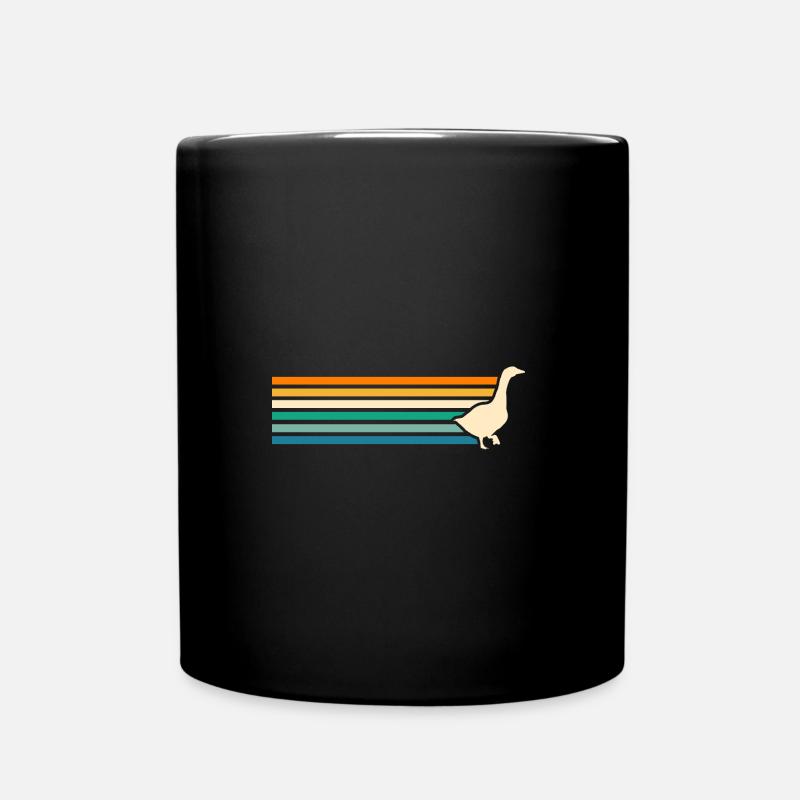 Gans - Tasse einfarbig - Schwarz