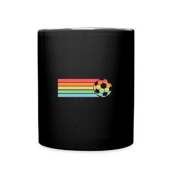 Joueur de football Football - Mug uni - noir - Devant