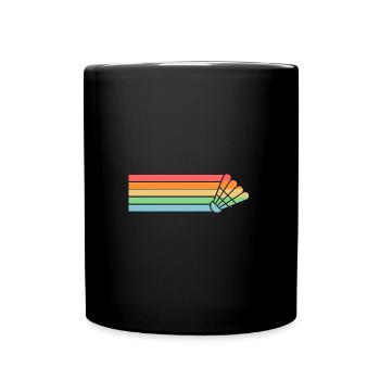 Federball Badminton - Full Colour Mug - black - Front