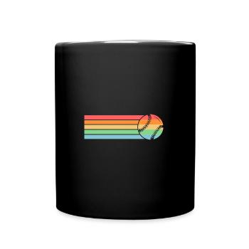 Baseball Player Baseball - Full Colour Mug - black - Front
