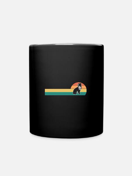 Border Collie - Tasse einfarbig - Schwarz