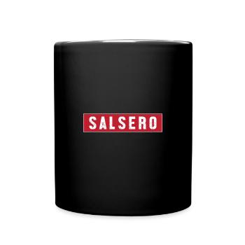 Salsa Tänzer Tänzerin - Tasse einfarbig - Schwarz - Vorne