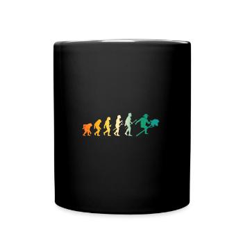 Hobbyhorse Evolution Hobby Horsing - Full Colour Mug - black - Front