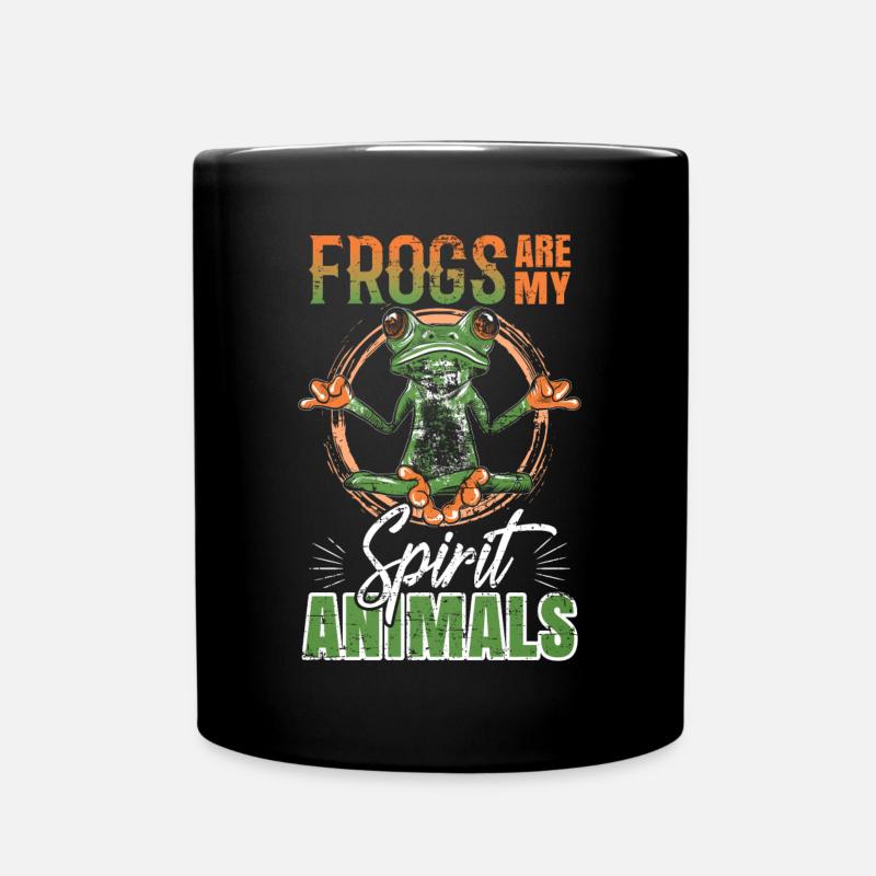Frosch - Tasse einfarbig - Schwarz