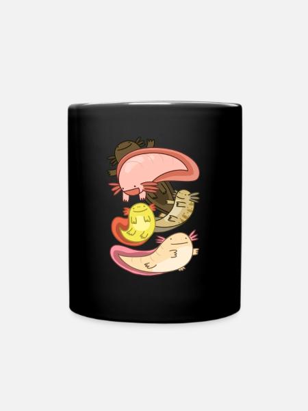 axolotl - Mug uni - noir