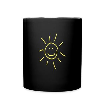 Sonne Sonne Sonne - Tasse einfarbig - Schwarz - Vorne