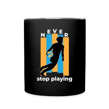 Basketball Basketball Player Basket Throwing Dunken - Full Colour Mug - black - Front