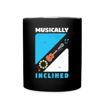 Musician Music Rhythm Clef - Full Colour Mug - black - Front