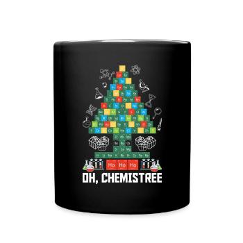 Weihnachten Santa Claus Merry Christmas - Full Colour Mug - black - Front
