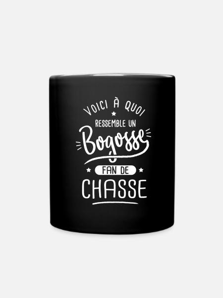 chasse Bogosse chasseur fan de chasse - Mug uni - noir