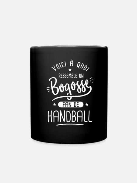 handball Bogosse joueur de hand fan de handball - Mug uni - noir
