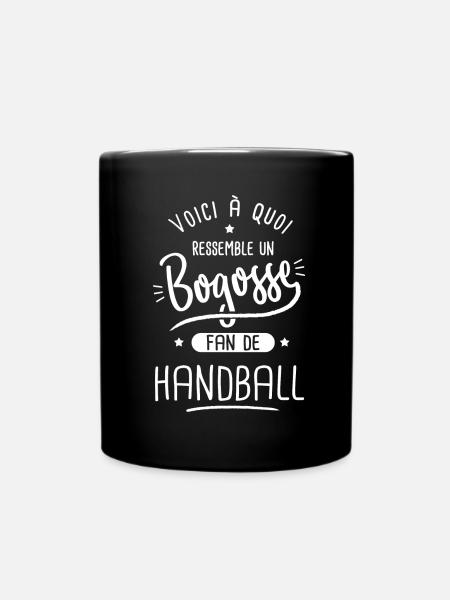 handball Bogosse fan de sport joueur de handball - Mug uni - noir
