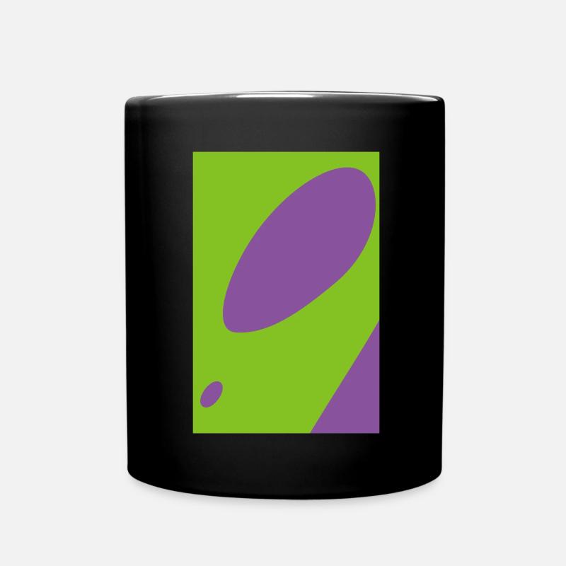 Abstrait créatif Alien - Mug uni - noir