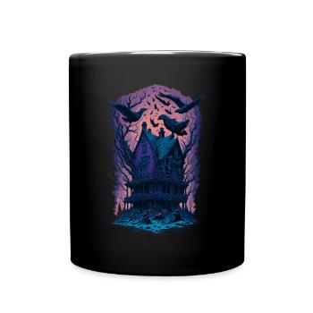 Conception effrayante de fan de films d’horreur - Mug uni - noir - Devant