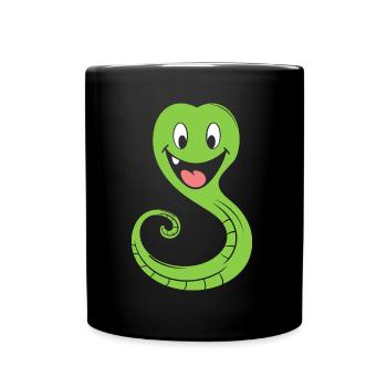 Little Snake Humor - Full Colour Mug - black - Front