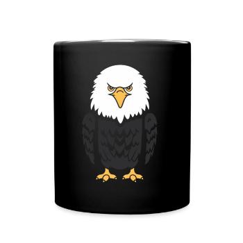 Eagle Bird - Full Colour Mug - black - Front