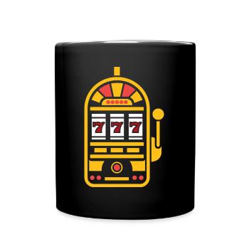 Kasino - Tasse einfarbig - Schwarz - Vorne