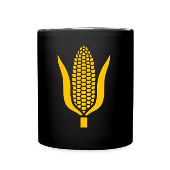 épi de maïs - Mug uni - noir - Devant