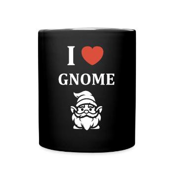 I love gnome - Full Colour Mug - black - Front