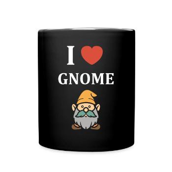 I love gnome - Full Colour Mug - black - Front