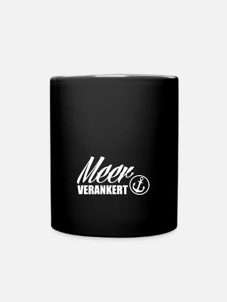 Meerverankert [white] - Tasse einfarbig - Schwarz