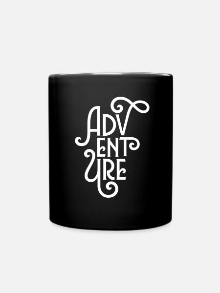 Adventure - Tasse einfarbig - Schwarz