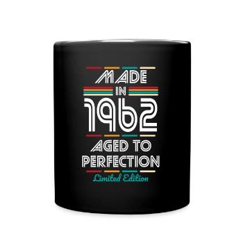 60th Birthday - Made in 1962 - Full Colour Mug - black - Front
