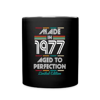 45th Birthday - Made in 1977 - Full Colour Mug - black - Front