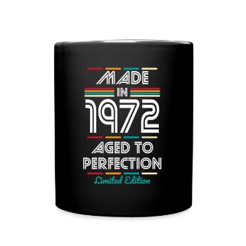 50th Birthday - Made in 1972 - Full Colour Mug - black - Front