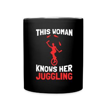 Juggling Juggler - Full Colour Mug - black - Front